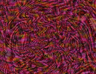 Abstract Swirling Cracked Texture, Pink and Orange Hues