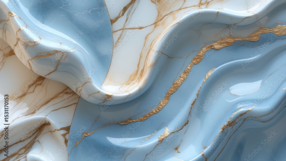 Poster cloudy watercolor marble texture. an abstract tile surface suitable as a fashionable background for 