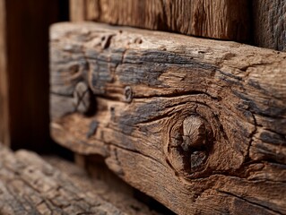 Weathered wood tells its story