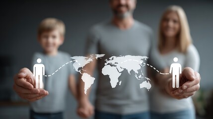 Global Family Connection: Bridging Distances Through Technology and Modern Communication