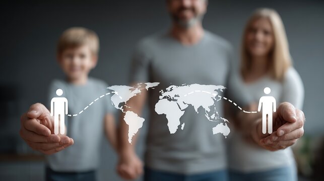 Global Family Connection: Bridging Distances Through Technology and Modern Communication