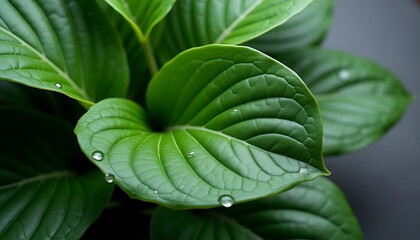 close up of green leaf