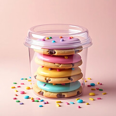 stack of colorful pills