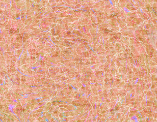 Abstract Pink and Gold Crackle Texture Background