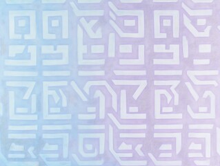 Modern abstract pattern artwork with pastel gradients and geometric design