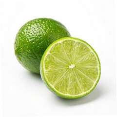 lemon isolated white background