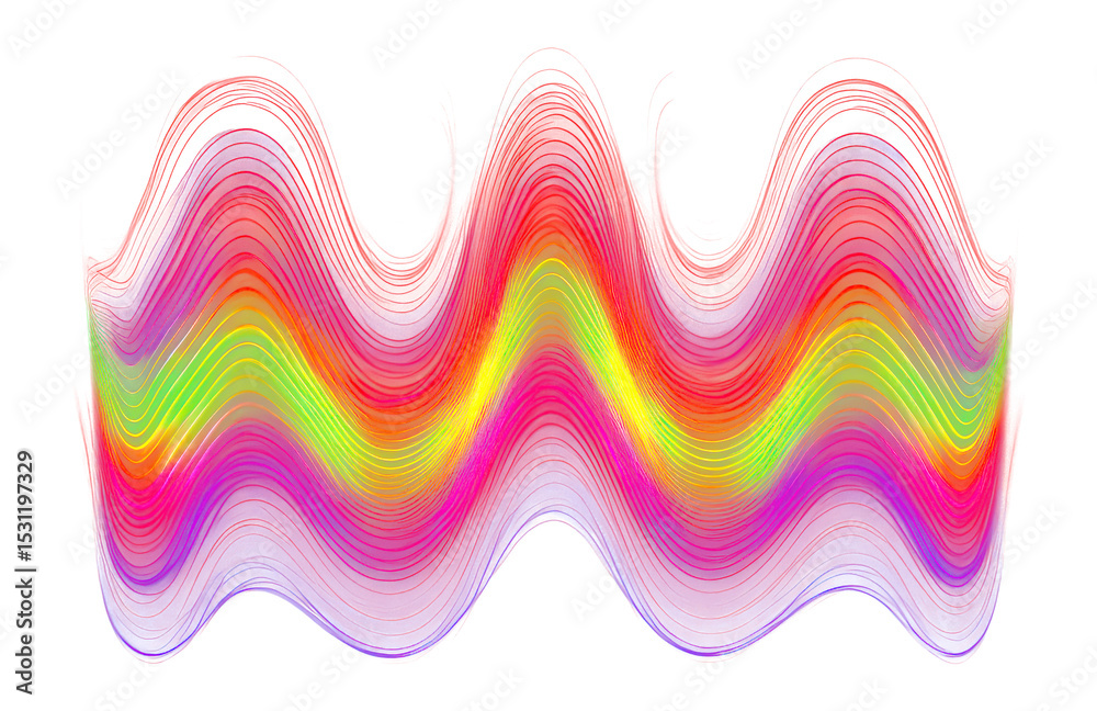 Canvas Prints png psychedelic distorted illusion line lights effec abstract pattern illustration.