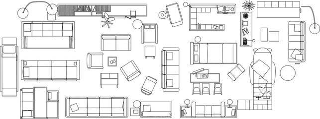 Seamless square pattern of circuit board elements for a modern technology design