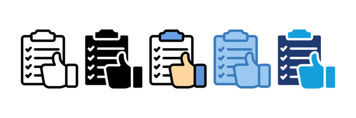 Satisfaction Icon Element For Design