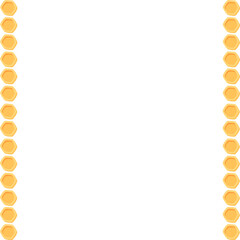Bee Hive, Honey Comb Border Line