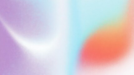 A minimal and simple illustration with large shapes of green, yellow, and red in the sky, a close-up view, a grainy texture, a risograph print, an organic-shaped background, and a.