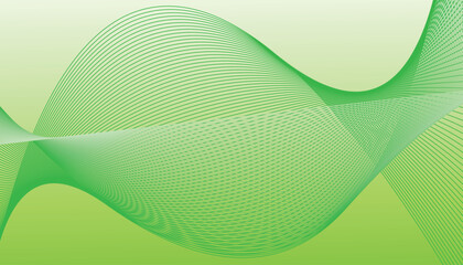 abstract background with green gradient lines