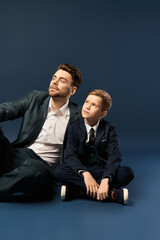 Celebrating fatherly love and connection on Fathers Day in a festive atmosphere