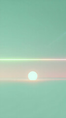 Pastel Sunset Over Calm Sea