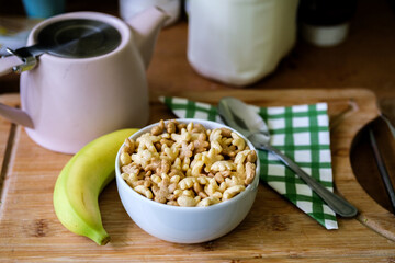 Bowl Of Original Rice Krispies A British Favourite Breakfast Cereal
