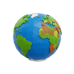 Naklejka premium globe on white background