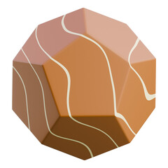 3D Render Detailed mountain landscape illustration suitable for travel, nature, and outdoor adventure content.