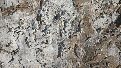 brown background, photo of wall texture with lines, shadows and gradient on plaster close-up