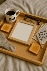 Father’s Day Breakfast in Bed Frame