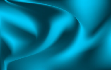 Obraz premium Elegant Blue Silk Fabric Texture