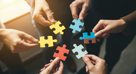 Teamwork makes the dream work  Unite diverse skills achieve shared goals