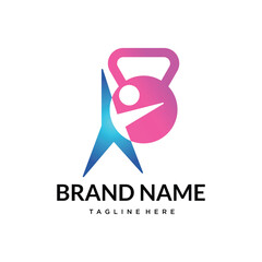 fitness  gym club logo template