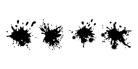 black ink splat