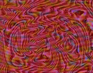 Abstract Swirling Red Orange and Purple Texture