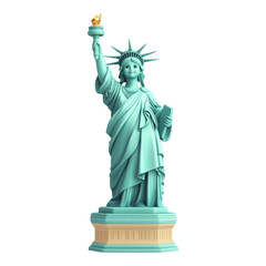 Fototapeta premium PNG Statue of liberty architectural illustration enlightening.