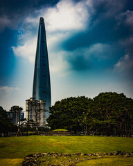 Fototapeta premium A Time Travel Journey from the Goryeo Dynasty Tombs to Lotte World Tower.