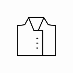 cook uniform icon sign vector