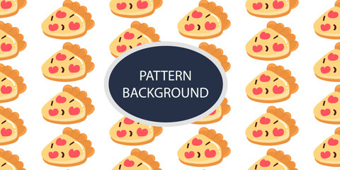 Sween and yummy pie milk varinat flour pattern background