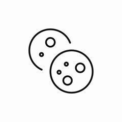 cookies allow icon sign vector