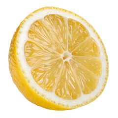 lemon slices isolated on transparent background Png
