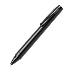 Elegant black pen lying on a smooth surface with a sleek design highlighting its professional appeal and functionality for writing tasks