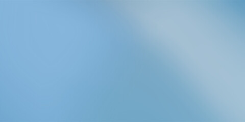 Panoramic abstract blue background modern for product presentation with sunlight and blurred natural good