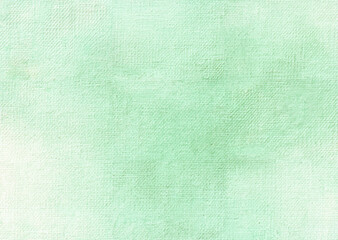 Seamless Mint Green Canvas Texture Background