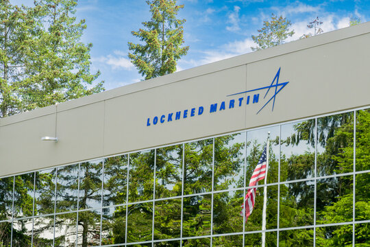 Lockheed Martin Offices Exterior and Trademark Logo