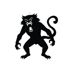 black horse vector illustration