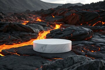 Red hot embers glow with dangerous heat, casting a warm light on the burning wood and rising smoke