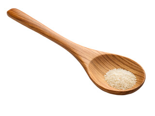 vietnamese wooden rice paddle white background