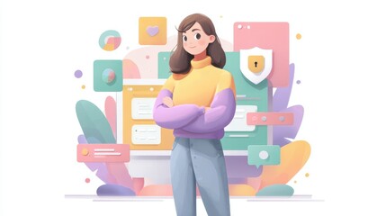 User protection through security training and digital scam defense supporting tech literacy
