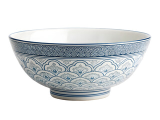 traditional vietnamese ceramic vase blue and white isolated background