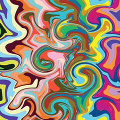 abstract new colorful pattern mash paint design