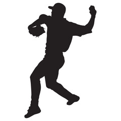Baseball Player Silhouette