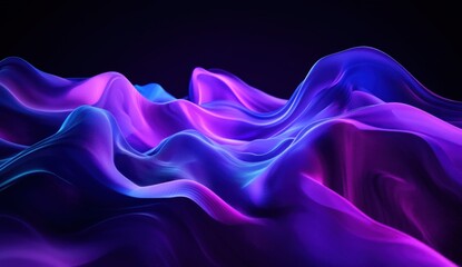 Obraz premium Purple Abstract Wave Background Modern Design with Copy Space