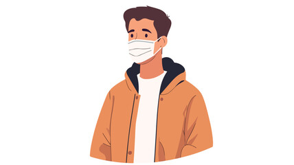 Protective Face Mask for Safety Against Virus and Pollution