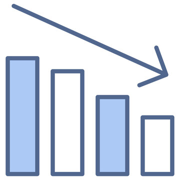Reduction Blue Icon