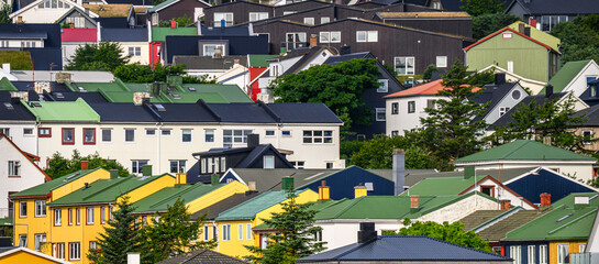 Fototapeta premium Torshavn rooftops