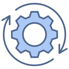 Implementation Blue Icon
